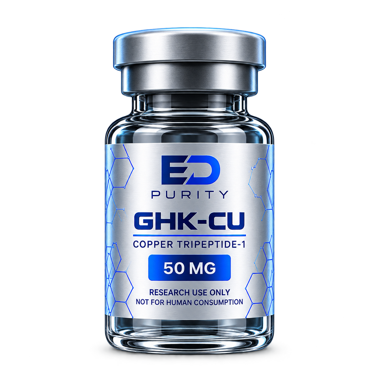 ED PURITY GHK-Cu vial illustration
